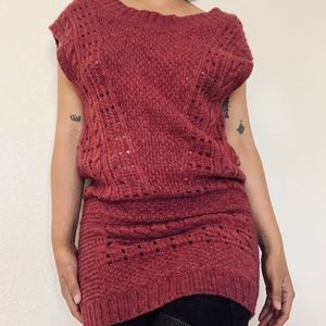 Free People Wool Sleeveless Sweater